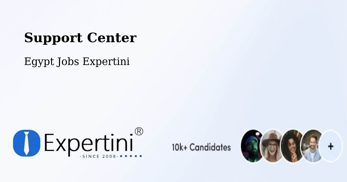 Support Services – Sohag - Egypt Jobs Expertini
